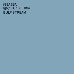 #83A5BA - Gulf Stream Color Image
